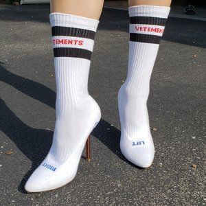 VETEMENTS Sock Boots White Size 41 (us 10)